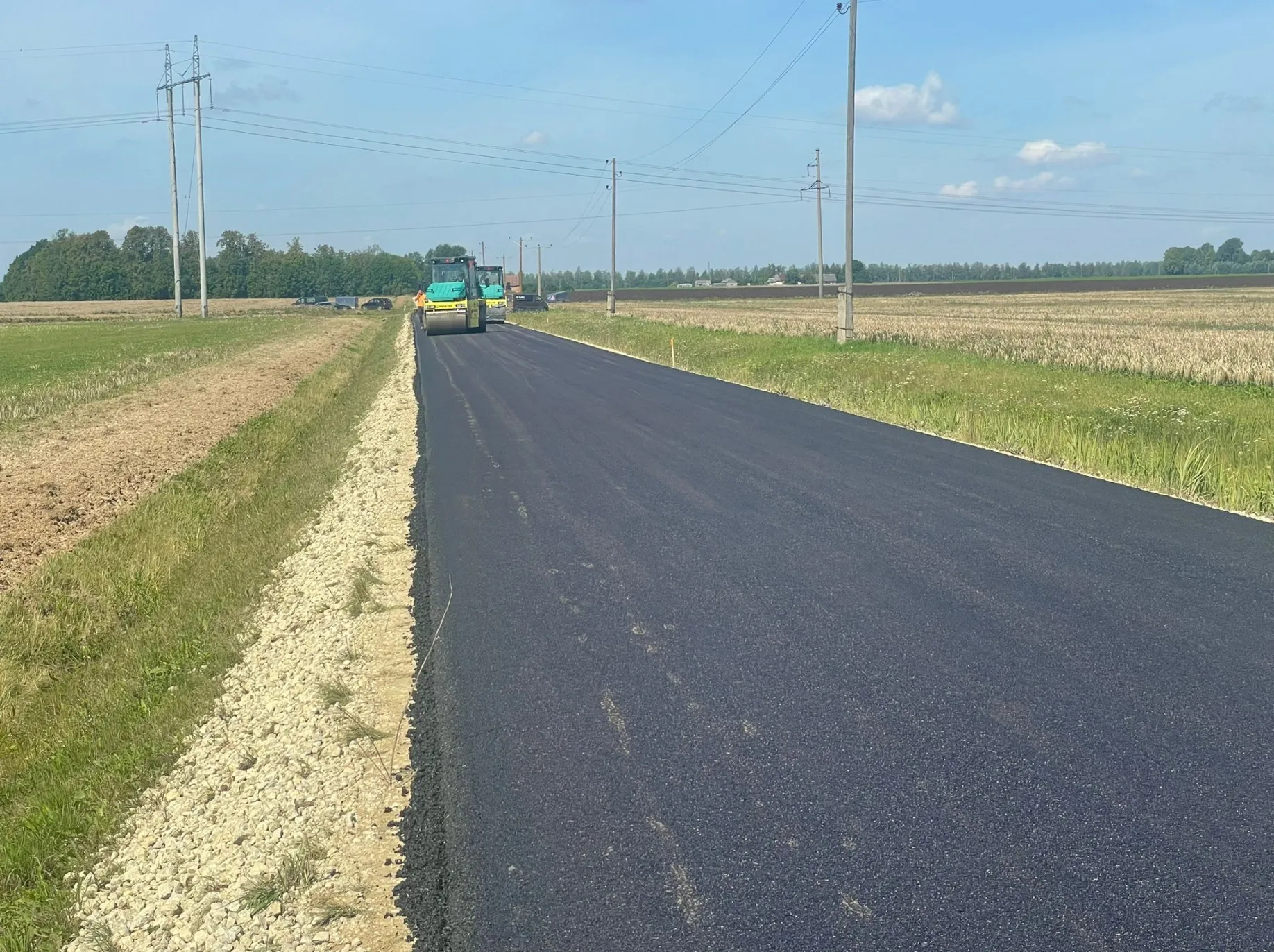 Jelgavas novada, Platones pagasta pašvaldības ceļa Zvaigznītes - Braču Brieži - Zaķi pārbūve